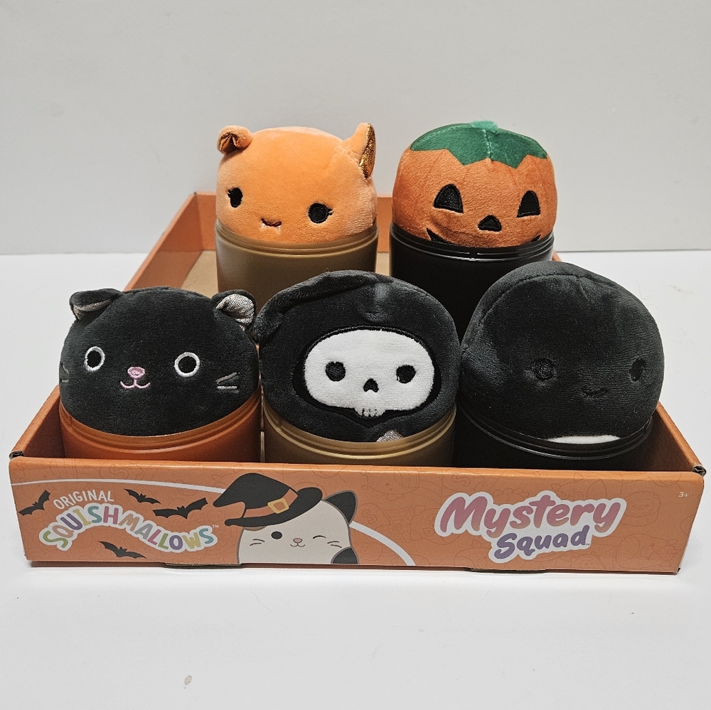 Squishmallow 4" Otto Halloween Mystery Capsule SET OF 5 NEW Tangie